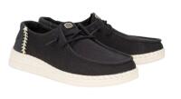 New Size 8 Women's Hey Dude Wendy Espadrille Woven Casual Shoe , Black