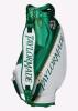 RARE - New - 2025 Team Taylormade Season Opener Staff Bag . This Golf Bag Commemorates the 2025 PGA Season Open . Retail $800 . Masters Augusta National Colors White & Green w/Georgia Peach and Azalea Emblems .