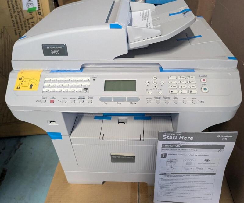 New Pitney Bowes 3400 Laser Printer.