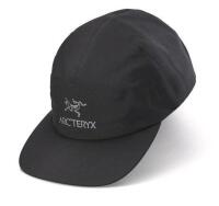 New - Arc'Teryx Running / Hiking Bird Word Gore 5 Panel Cap , Black . One Size . Retail $100