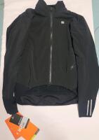 New - Men's Size Small Giordana AV Extreme Event Windproof Lyte Cycling Jacket , Black . Retail $265 . Made in Italy