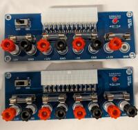 2 As New ATX Power Board Copper Clad Laminate 4 Outputs 24 Pins Computer Power Supply Module for Desktop Use.