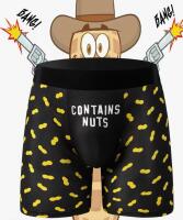 New Size XL Contains Nuts Two Men's Soft Seamless Boxers Designed for Breathability And Comfort Featuring a Simple Solid Color with Pattern Stock photo added