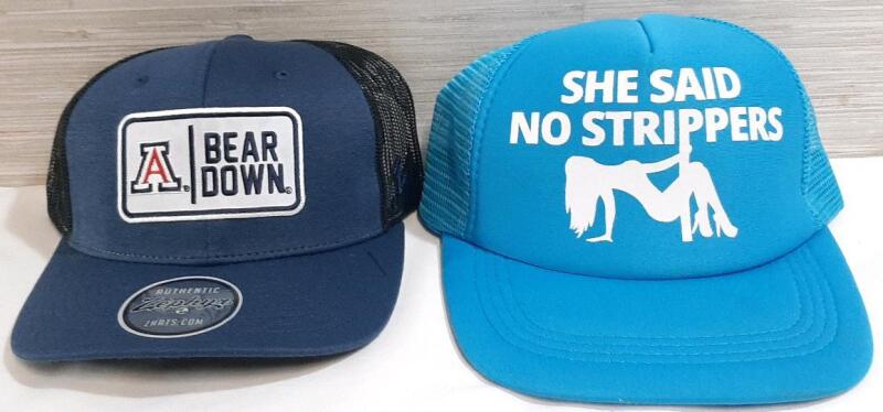 2 New Full Sized Baseball Caps