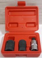 New 3pc &frac12;" Drive Socket & Bit Socket Brake Servicing Set