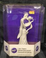As New Wilton Cake Topper Kissing Couple 6.5" Tall