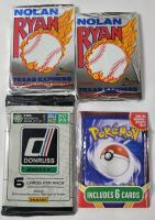Non-Sport & Sport Sealed Trading Card Wax Packs . Pok&eacute;mon , Soccer & Baseball