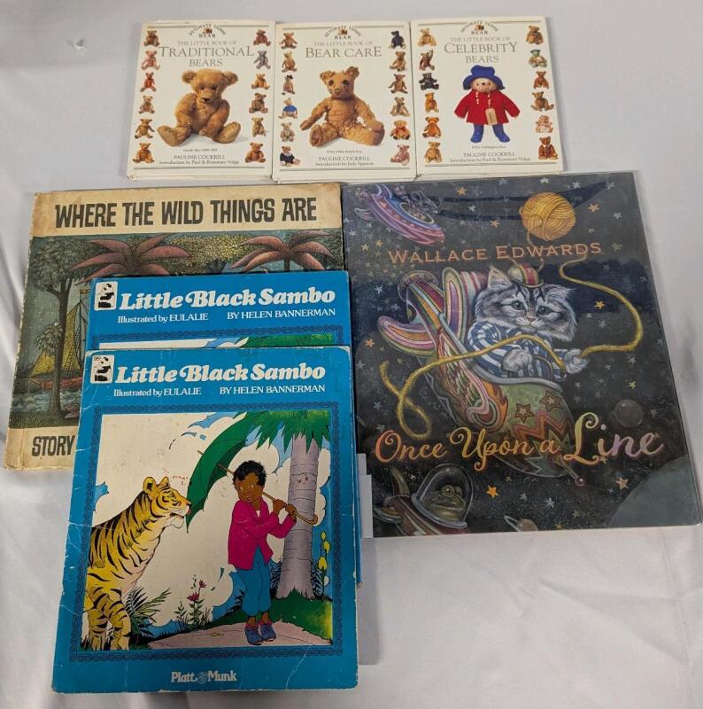7 Vintage Hardcover & Softcover Books.