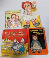 4 Vintage Raggedy Ann Books. See Photos for Titles.