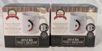2 New Perfect Solutions Fuel Gauge Thermal Coffee Cups.