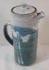 Dlong Stoneware Pottery Coffee / Tea Carafe w/Lid . Measures 9 &frac34;" Tall . No visible chips or cracks - 3