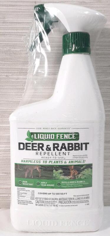 New Bottle of Liquid Fence Deer & Rabbit Repellent (32fl oz)