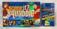 2 Scene It Games, Includes Scene It Squabble Board Game and New Sealed Scene It Sequel Pack