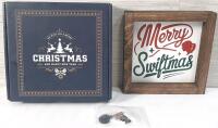 New Holiday Wood Picture Frame w/ Taylor Swift Branding & Installation Pieces (Frame is 7"&times;7")