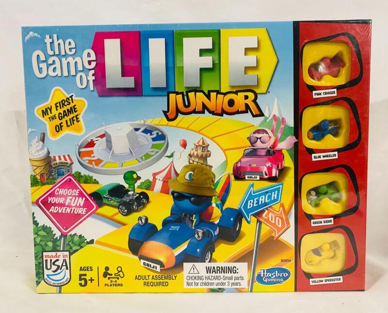 New Sealed The Game of Life Junior Board Game by Hasbro, Ages 5+