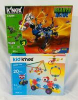 2 As-New K&rsquo;NEX Sets, Includes Beasts Alive 3-In-1 Set and Zoomin&rsquo; Rides Kids Set