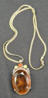 Miracle Pendant with Chain Clasp Stamped 925