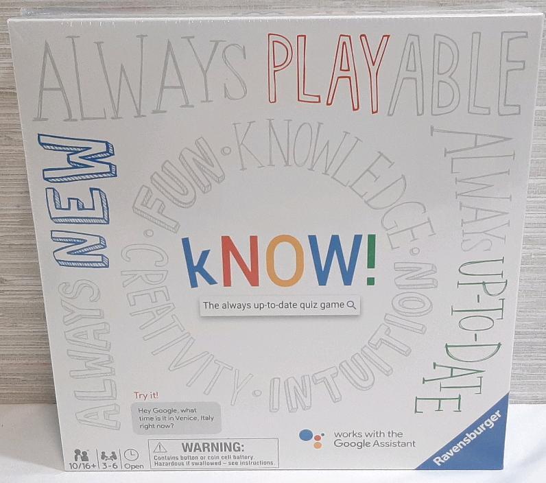 New "Know!" Trivis Game, Designed for Use with Google Assistant | Does Not Include Google Assistant Device