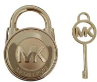 MICHAEL KORS Hamilton Lock and Key Approximately 2.25&rsquo;&rsquo; Lock 2&rsquo;&rsquo; Key Stamped