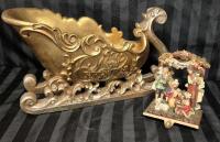 Holiday Decor - Sleigh & Stocking Holder