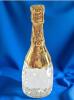 Swarovski Crystal 18K Gold Plated 2&rsquo;&rsquo; Bottle Of Champagne And Ice Bucket Swarovski Box Stamped Champagne and Iconic Swan No noted chips or cracks - 2