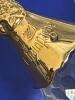 Swarovski Crystal 18K Gold Plated 2&rsquo;&rsquo; Bottle Of Champagne And Ice Bucket Swarovski Box Stamped Champagne and Iconic Swan No noted chips or cracks - 4