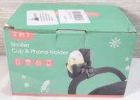 New in Box 2 in 1 Stroller Cup & Phone Holder