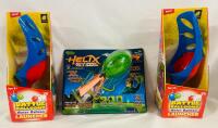 3 New Sealed Children&rsquo;s Outdoor Toys, Including Helix Light-Up Spinner Tailed Ball and 2 Water Balloon Launchers