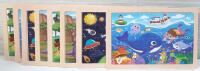 8 New Childrens Jigsaw Puzzle Boards (Boards Measure 8&frac12;"&times;6", 4 Unique Boards)