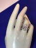 Camrose & Kross JBK 925 Silver Pear Shaped Cubic Zirconia Solitaire Ring Size 9 Original Box Paperwork Blinding Beauty Stamped Signed <br/> - 5