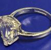 Camrose & Kross JBK 925 Silver Pear Shaped Cubic Zirconia Solitaire Ring Size 9 Original Box Paperwork Blinding Beauty Stamped Signed <br/> - 7