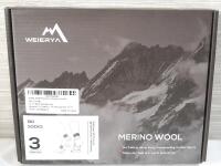 New Pack of Weierya Wool Hiking Ski Socks (XL Size)