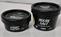 New & Not Lush Skincare Products - New Lemony Flutter Cuticle Butter 50g & Not New Ocean Salt Face & Body Scrub 120g