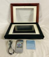 As-New In-Box MemoryFrame Plus 10.4&rdquo; Digital Picture Frame with Interchangeable Wood Frame