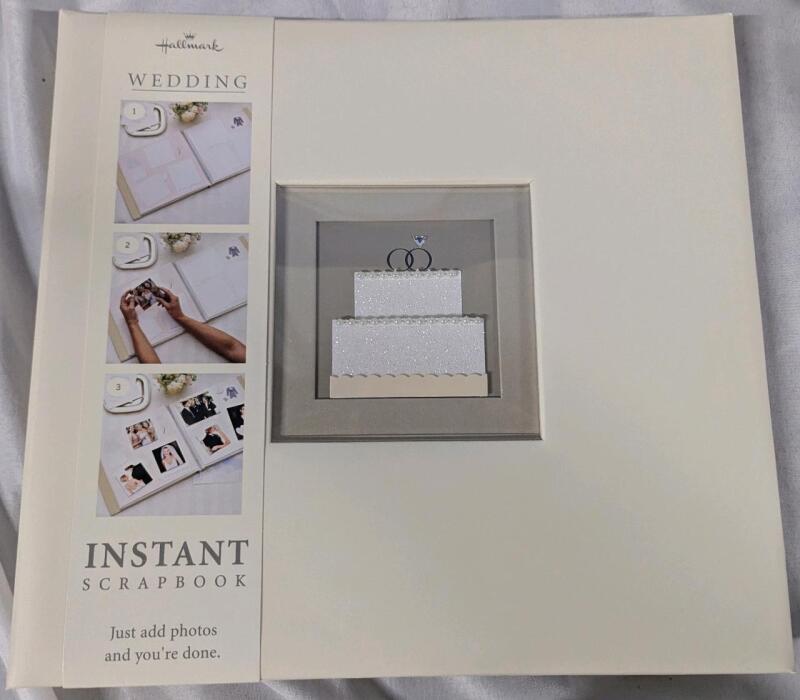 New Hallmark Wedding Instant Scrapbook. 12.5" by 13.5"