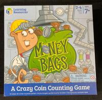 New Sealed Money Bags Board Game, Ages 7+, Learning Resources Game