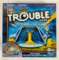 New Sealed Trouble Pop-o-Matic On the Moon Board Game by Hasbro, Ages 5+
