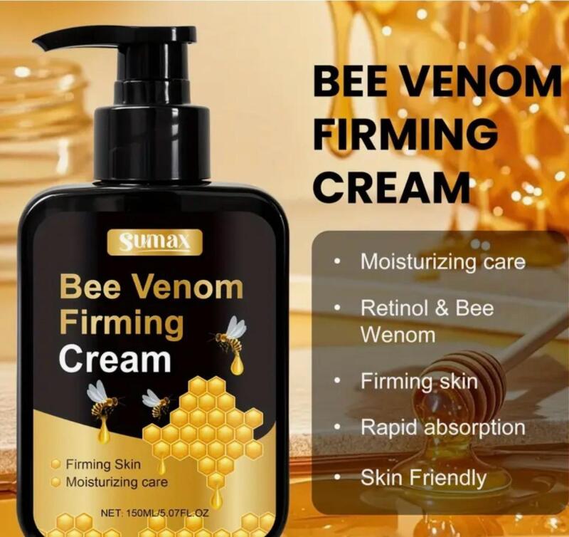 New Sealed 150ml Bee Venom Firming Body Cream Hyaluronic Acid Niacinamide Retinol Nourishes firms Stock photos added