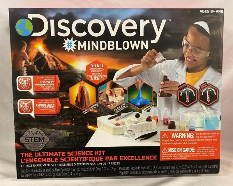 Discovery Mindblown Ultimate Science Kit, 17 Piece Experiment Set, Ages 8+