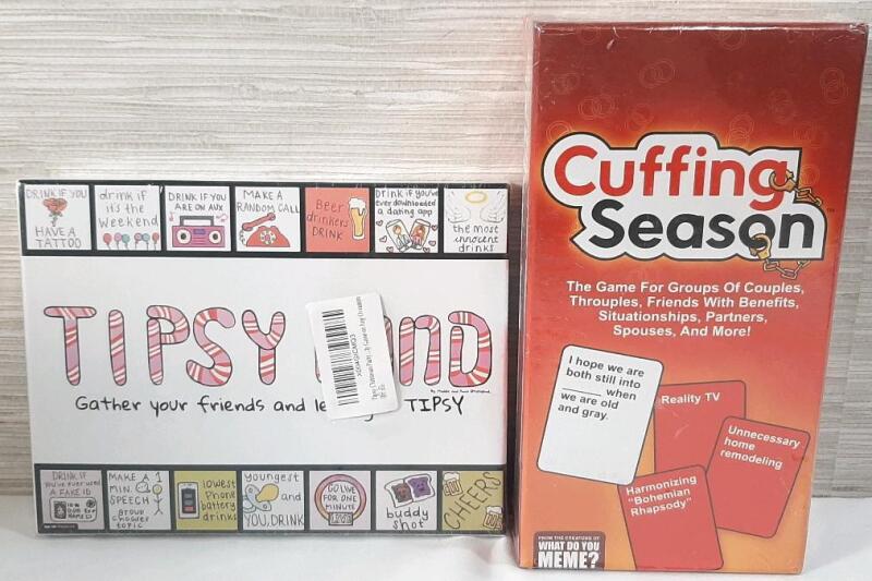 New Tipsy Land Drinking Game & Cuffing Season Couples Party Game