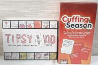 New Tipsy Land Drinking Game & Cuffing Season Couples Party Game