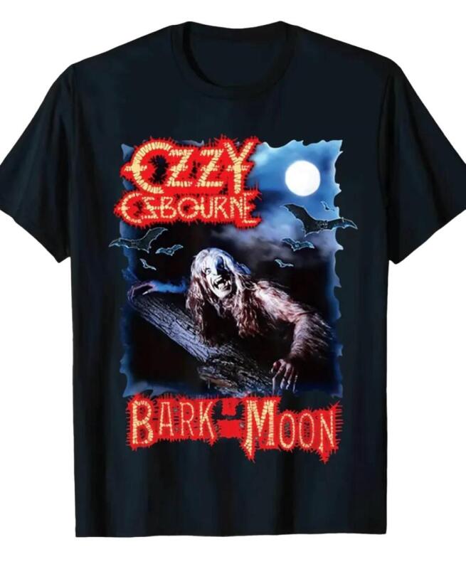 New Size XXL Bark at The Moon Ozzy S/S Crew Neck Black T-Shirt