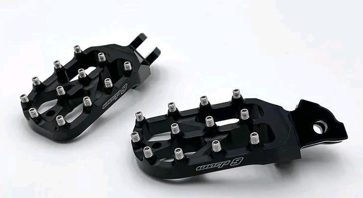 New Warp 9 E-Moto Elite Foot Pegs. Retails for $169 US