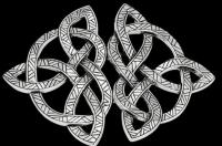 Vintage Viking Celtic Knot Brooch Intricate Design Perfect for Coats & Jackets Two piece Brooch Attaches at centre Approximately 3.25&rsquo;&rsquo; Stock Photo added