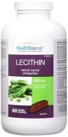New Health Balance LECITHIN 1200mg Naturally Sourced, Unbleached, Helps Support Liver Function, 400 Softgel Capsules, EXP 03/2016