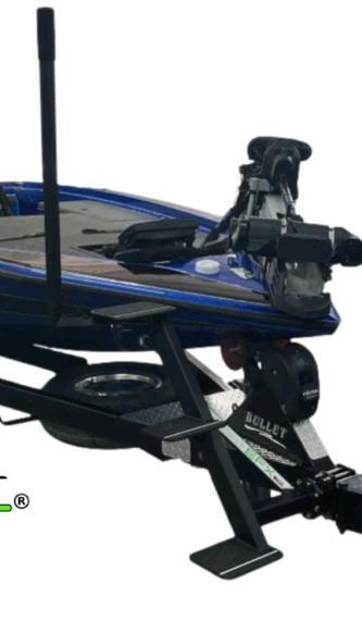 New - BoatEFX 3-Step Bullet Bass Boat Trailer Steps . Some Assembly Required . Retail $500 . Stock photos used