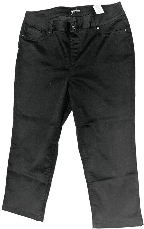 As-New Size 16 Women's UP! CROP 5-Pocket Button-Up Crop Pants