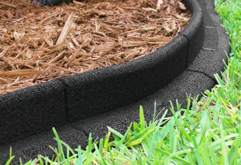 New - 12 Technoflex Landscape Edging w/Pegs , Black, 4-ft Pcs. . 48 Total Feet . Retail $180