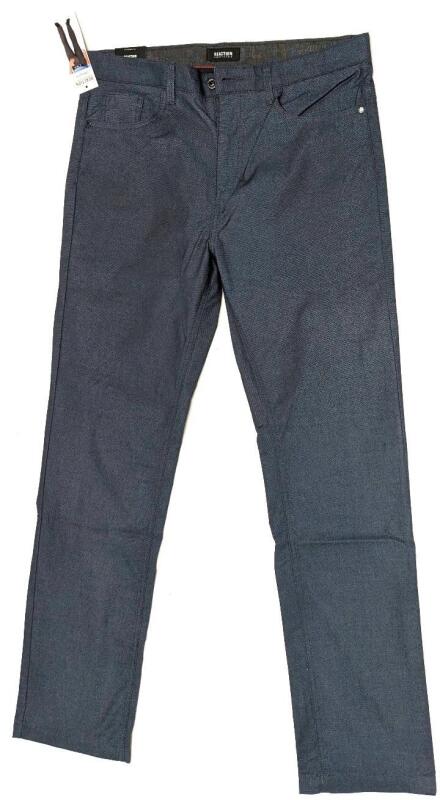 New Size 34&times;32 Men's KENNETH COLE Reaction 5-Pocket Straight Fit Pants : Flat Front, Narrow Through Thigh, Straight-Leg Silhouette, Drapes Smoothly | Retails for Over $50