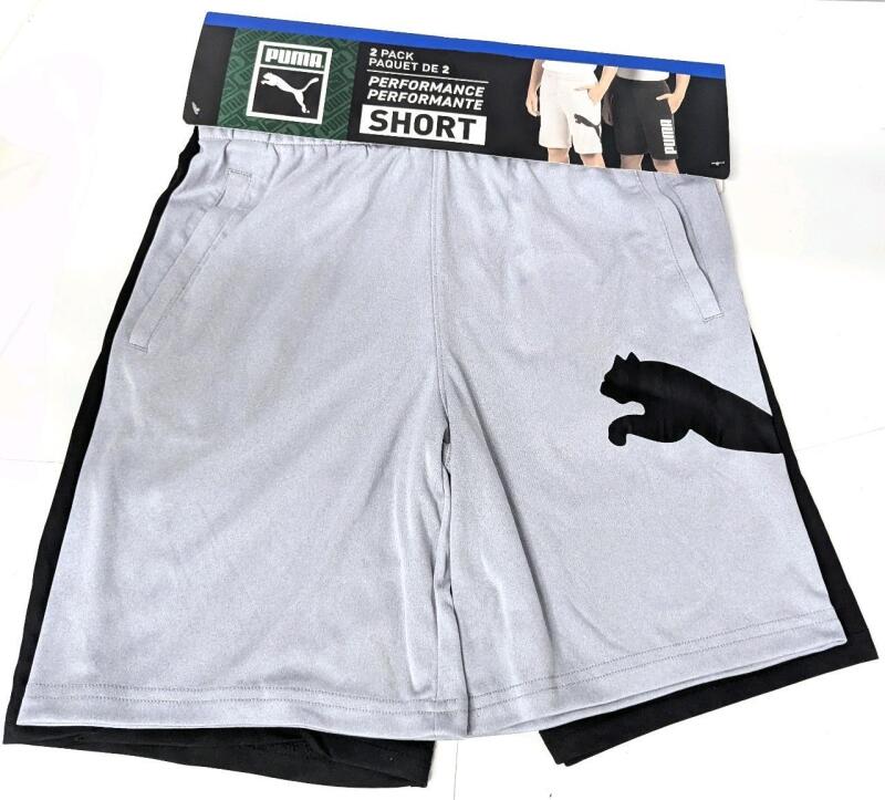 New Size LG (10/12) Men's PUMA 2-Pack Performance Shorts